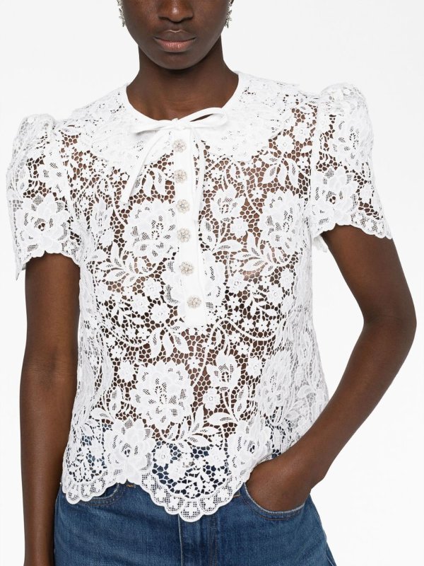 Self Portrait: Tops & Tank tops online - Lace top