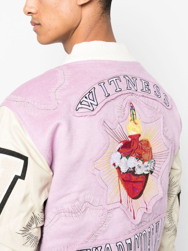 WHO DECIDES WAR buy online Varsity cotton jacket