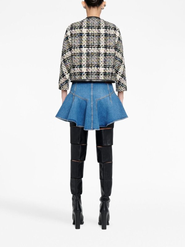 The Best Shops ALEXANDER MCQUEEN: casual jackets - Checked tweed jacket