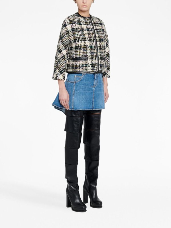 Checked tweed jacket shop online: ALEXANDER MCQUEEN