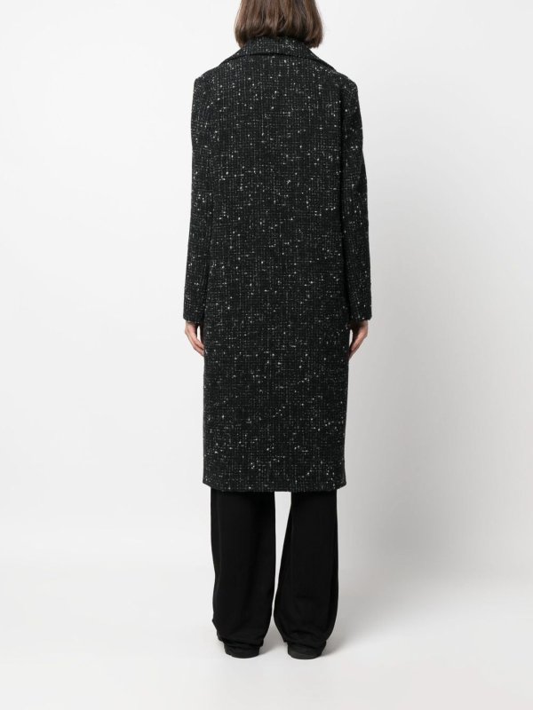 ALYSI buy online Double-breasted tweed coat