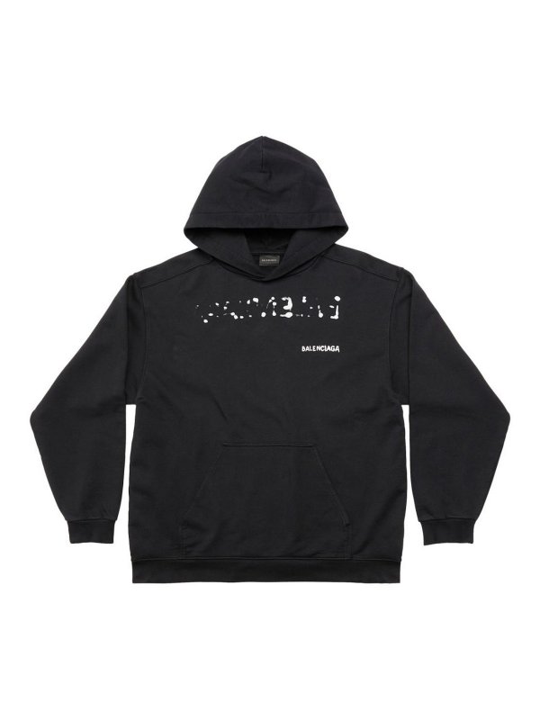 BALENCIAGA: スウェット＆セーター - スウェットシャツ/セーター - 黒