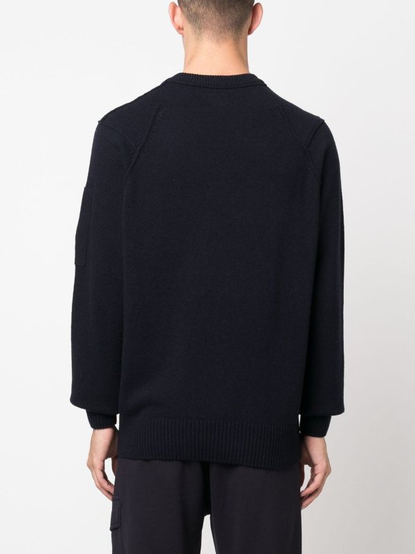 C.P. COMPANY: crew necks online - Wool crewneck jumper