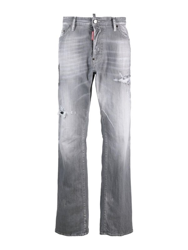 DSQUARED2: Bootcut - Bootcut Jeans - Grau