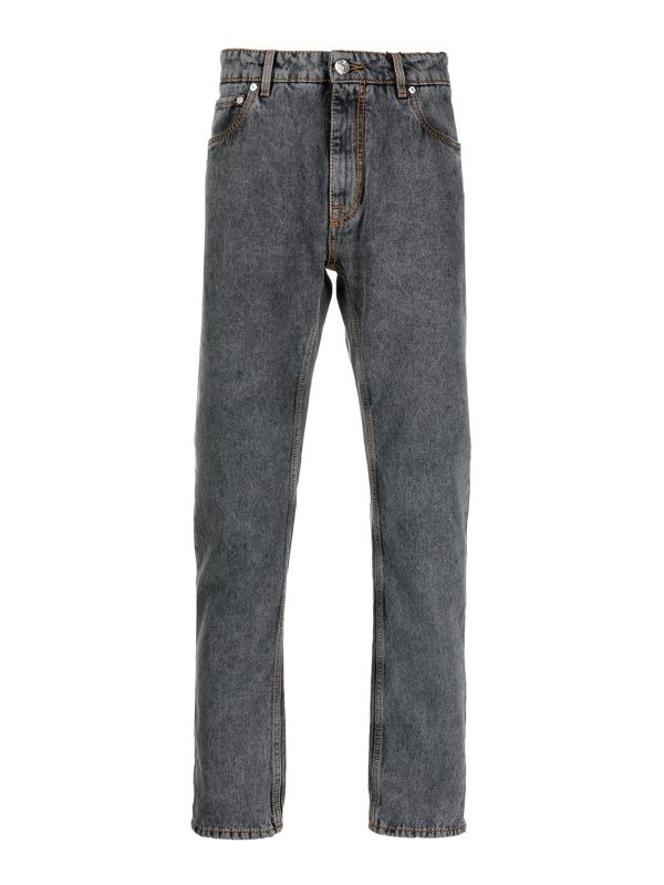 ETRO: Jeans évasés - Jean Bootcut - Gris