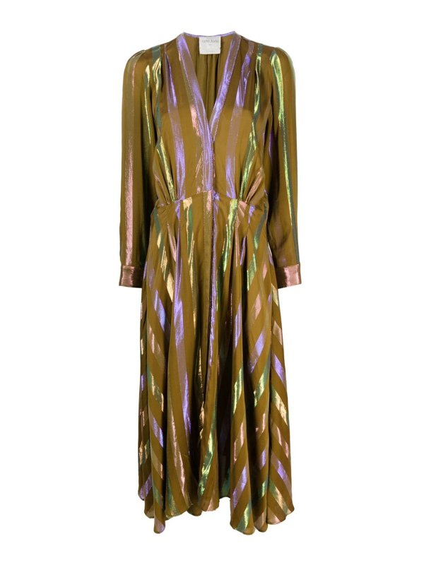 FORTE FORTE: maxi dresses - Viscose silk blend long dress