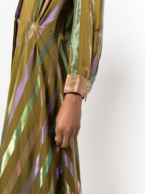 Viscose silk blend long dress shop online: FORTE FORTE