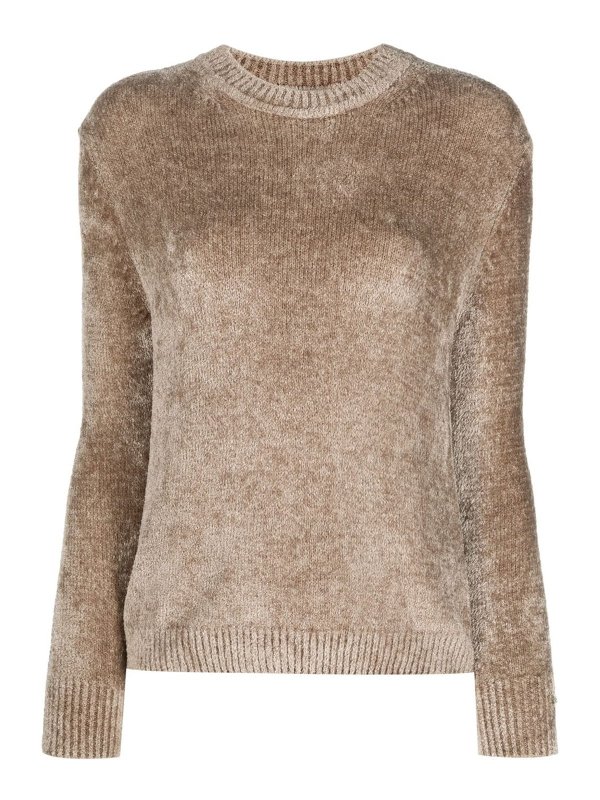 HERNO: Pull col rond - Pull Col Rond - Rose Clair