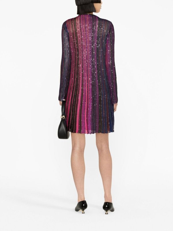 The Best Shops MISSONI: short dresses - Lurex pleated short dress