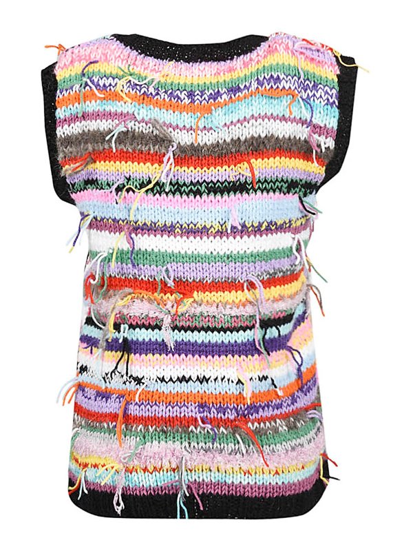 CAVIA: vests online - V-neck regular fit wool vest