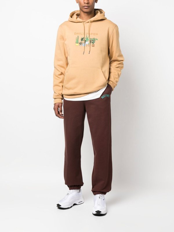 DAILY PAPER: pantaloni sport online - Pantaloni della tuta in cotone con logo