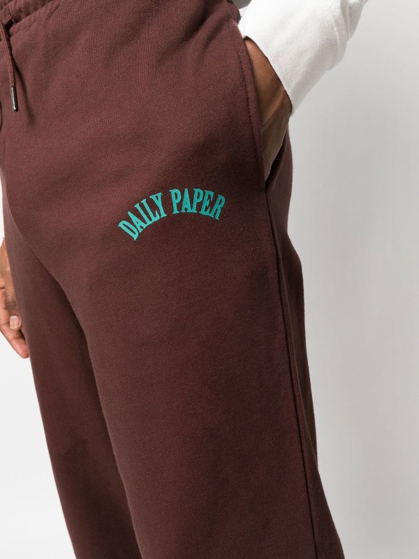 Pantaloni della tuta in cotone con logo shop online: DAILY PAPER