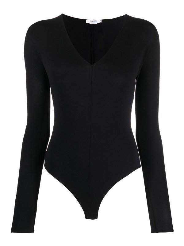 WOLFORD: トップス＆タンクトップ - トップ/タンクトップ - 黒