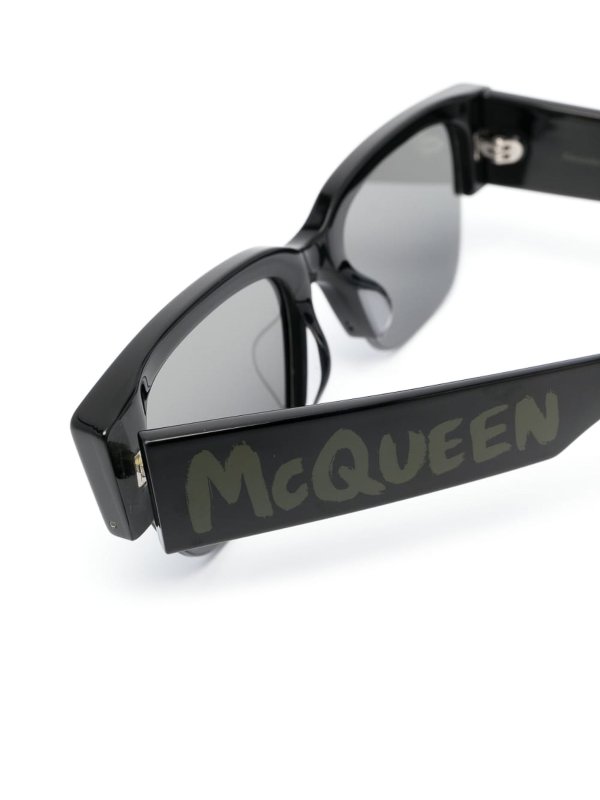 The Best Shops ALEXANDER MCQUEEN: Gafas de sol - Gafas De Sol - Negro