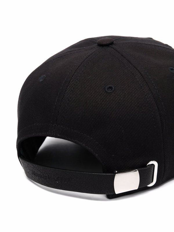 ALEXANDER MCQUEEN: hats & caps online - Logo skull baseball hat