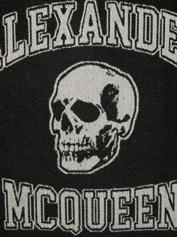 ALEXANDER MCQUEEN: scarves online - Logo wool scarf