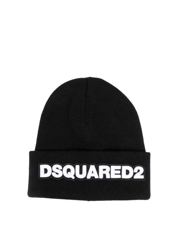 DSQUARED2: beanies - Logo wool beanie