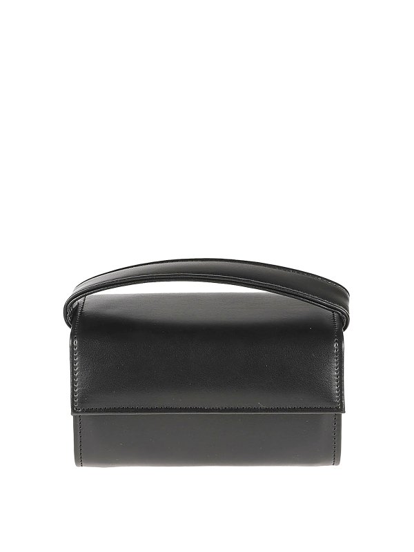 Black Vegan Leather Mini Cross Body Bag