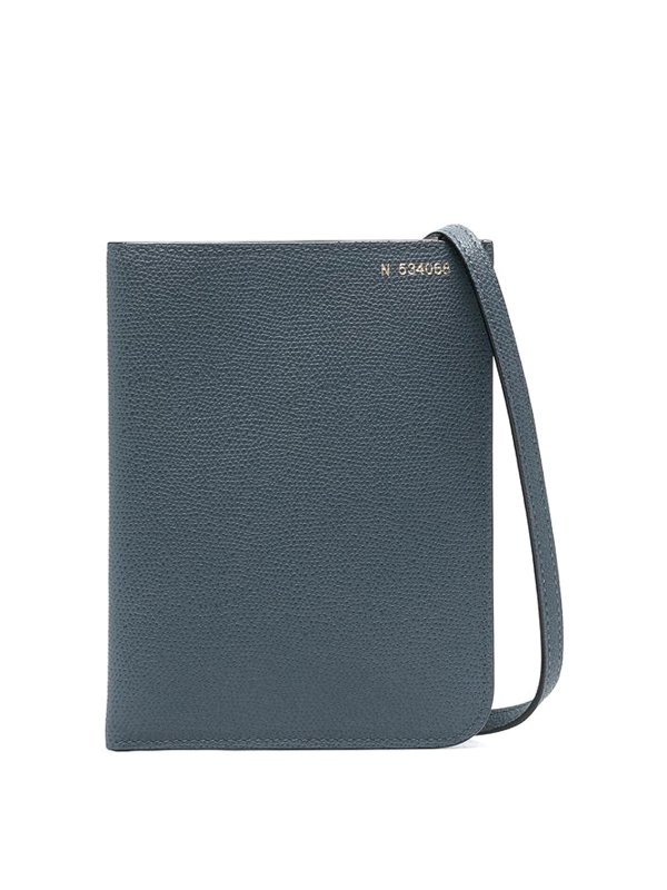 VALEXTRA: cross body bags - Mini soft leather crossbody bag