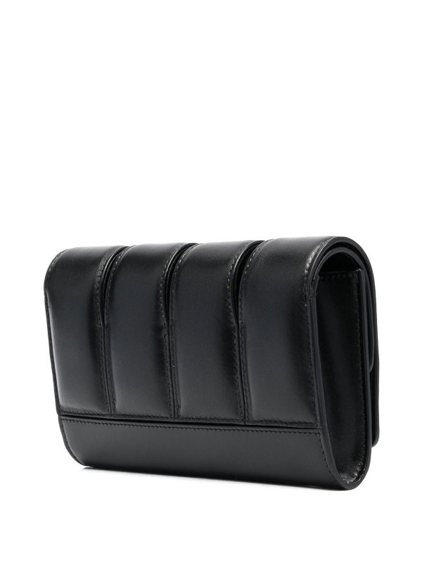 ALEXANDER MCQUEEN: shoulder bags online - The slash leather clutch bag