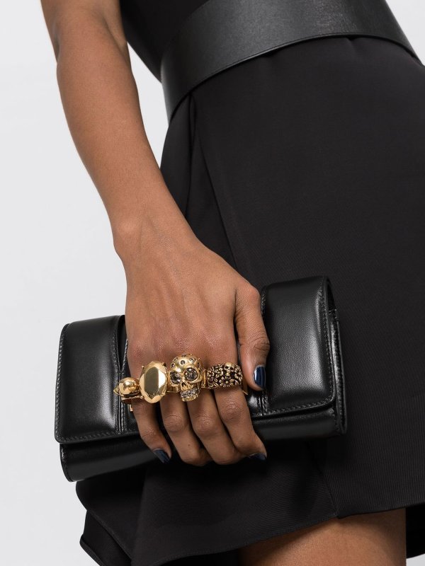 The Best Shops ALEXANDER MCQUEEN: shoulder bags - The slash leather clutch bag