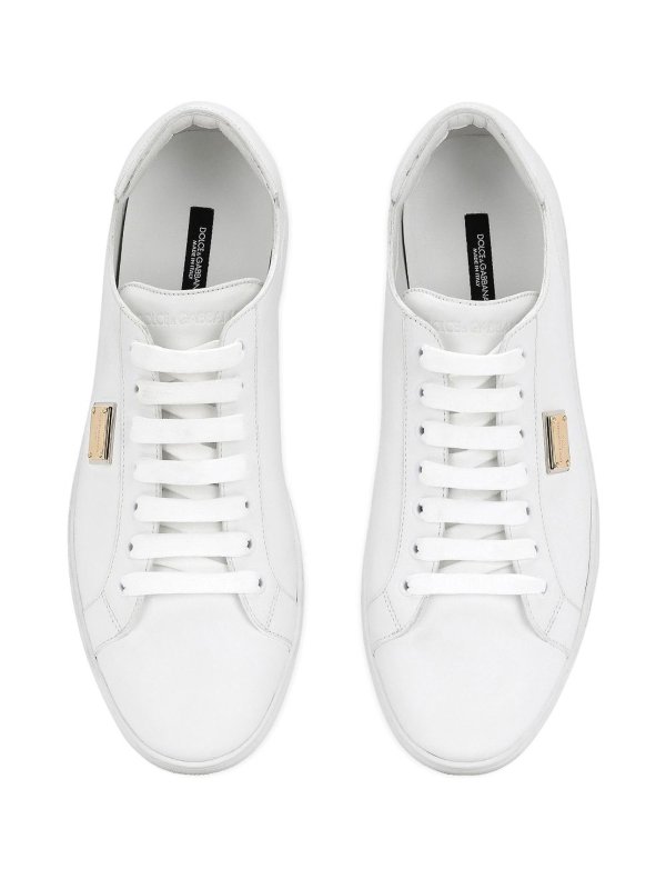DOLCE & GABBANA: trainers online - Saint tropez leather sneakers