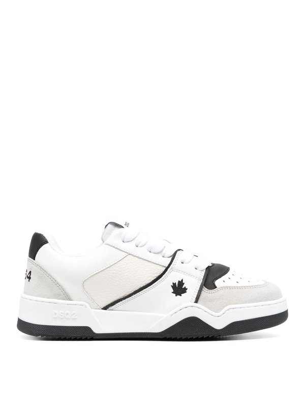 DSQUARED2: trainers - Logo velour sneakers