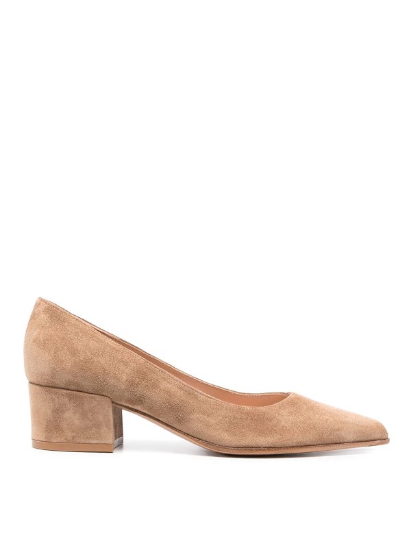 Gianvito Rossi: Escarpins - Chaussures À Talon - Camel