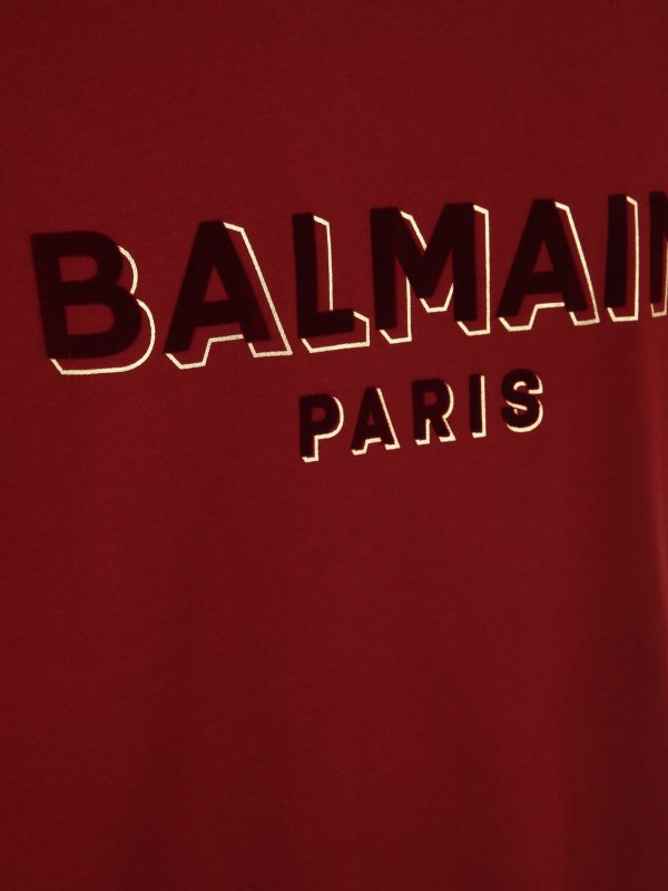 The Best Shops Balmain: Camisetas - Camiseta - Rojo