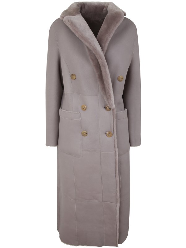 Shearling coat shop online: Blancha