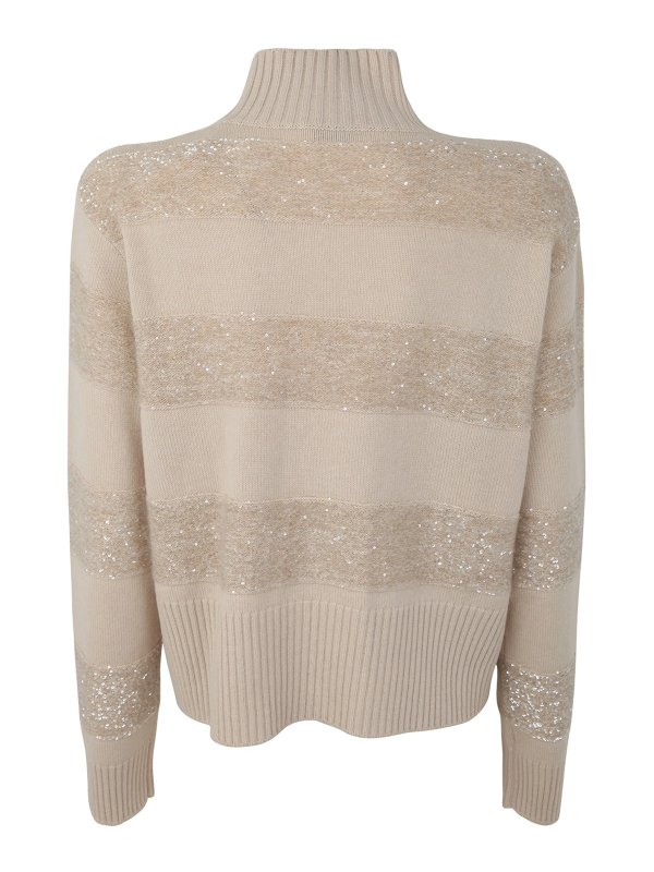 BRUNELLO CUCINELLI: タートルネック online - タートルネック/ポロネック - ブラウン