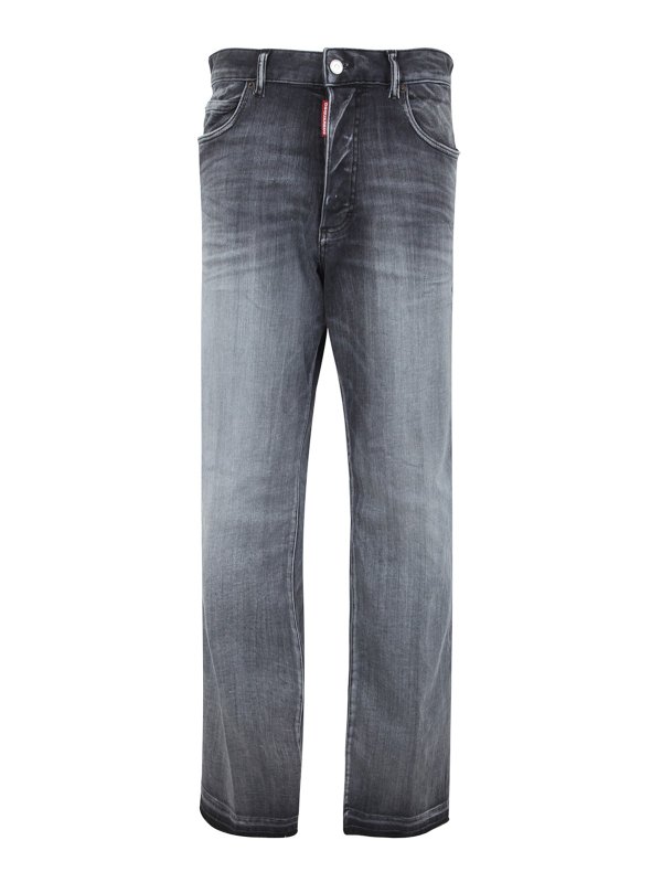 DSQUARED2: straight leg jeans - San diego jean