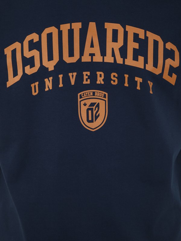The Best Shops DSQUARED2: T-shirts - T-Shirt - Bleu