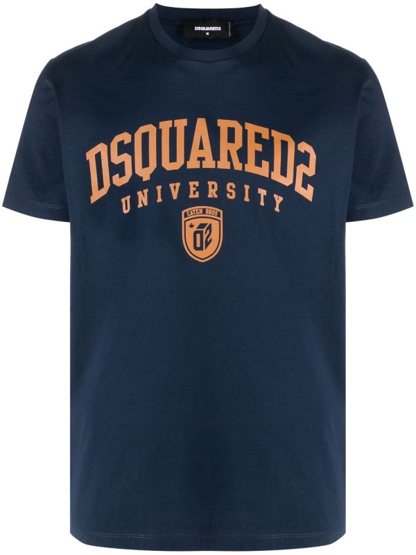 T-Shirt - Bleu shop online: DSQUARED2