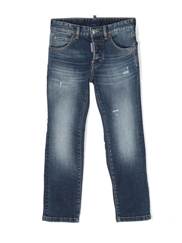 DSQUARED2: straight leg jeans - Jeans
