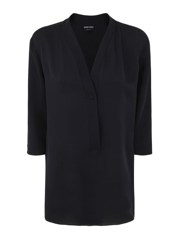 GIORGIO ARMANI: camicie - Maglia aperta