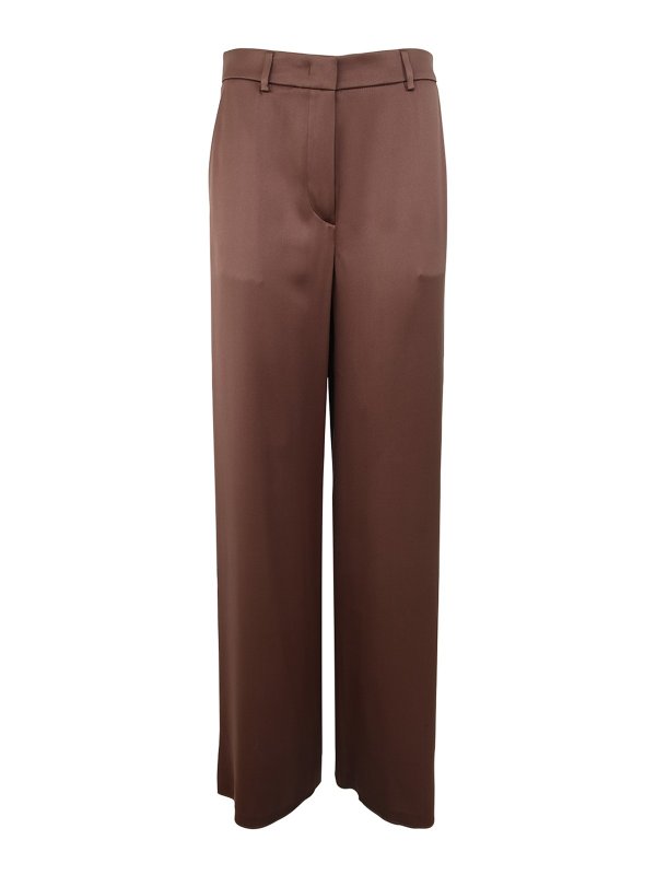 GIORGIO ARMANI: Trousers Shorts - Double satin trousers