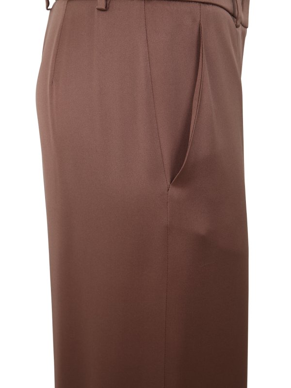 The Best Shops GIORGIO ARMANI: Trousers Shorts - Double satin trousers