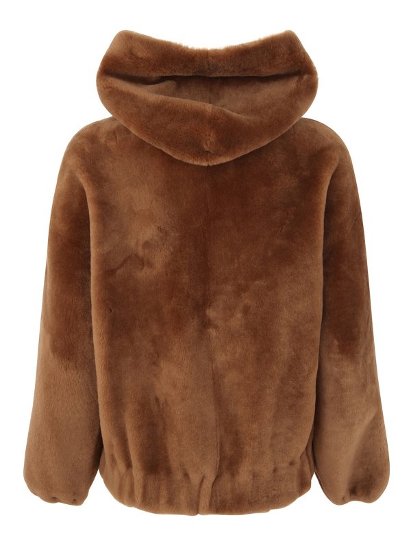 Inès & Maréchal: Pelz und Shearling online - Blazer - Braun