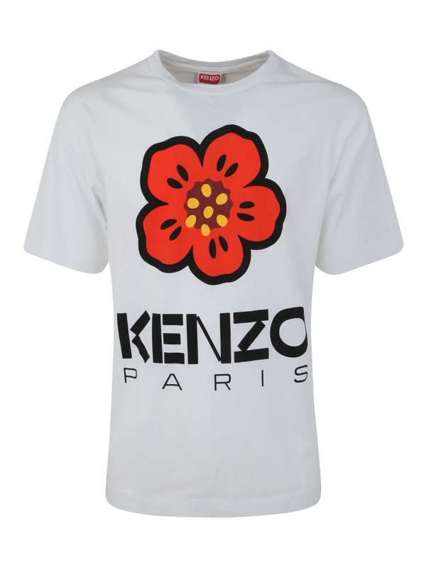 KENZO: t-shirts - Boke flower classic t-shirt