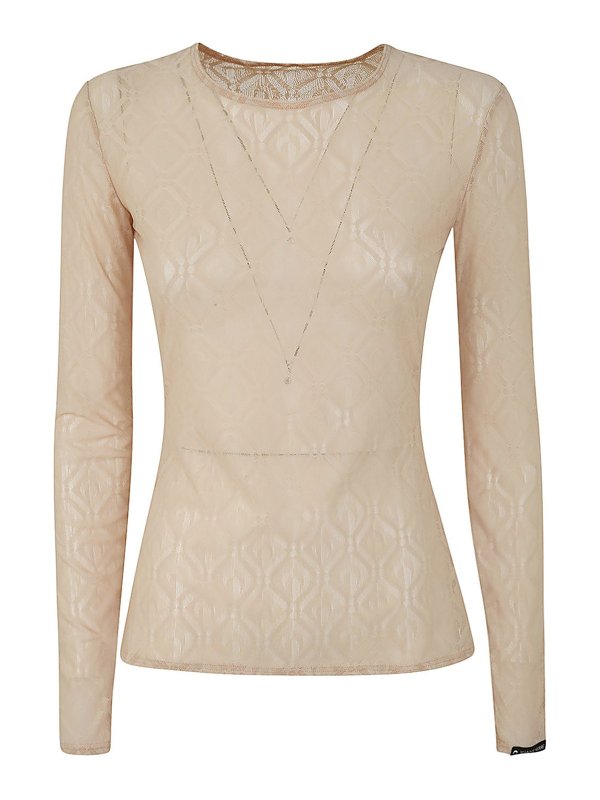 MARINE SERRE: Tops und Tank Tops - Top - Braun