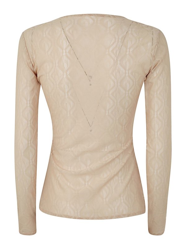 MARINE SERRE: Tops und Tank Tops online - Top - Braun