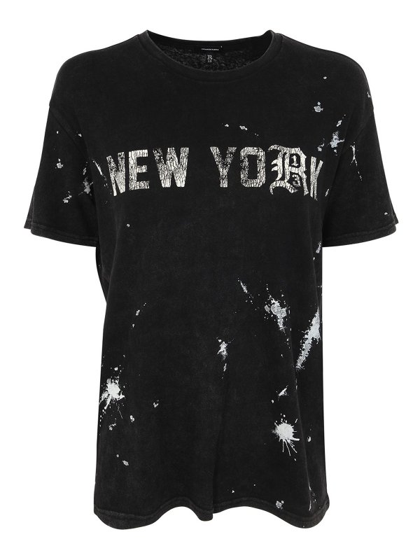 R13: Tシャツ - Tシャツ - 黒