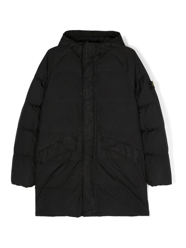 Puffer jacket shop online: Stone Island Junior