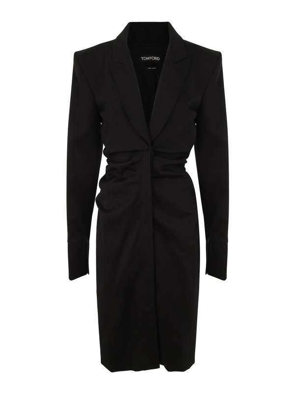 【関税込み】TOM FORD ブラック ローバック マキシドレス TOM FORD(トムフォード) ワンピース・オールインワン(レディース