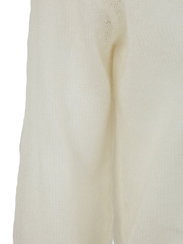 The Best Shops TOM FORD: Strickpullover mit V-Ausschnitt - V-Pullover - Weiß