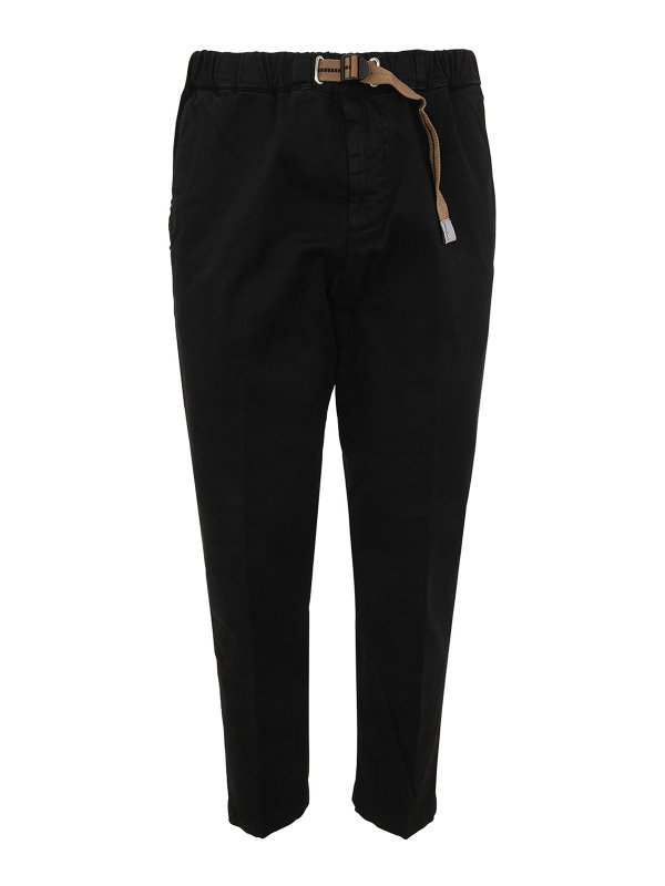 WHITE SAND: トラウザーショーツ - ショートパンツ - 黒