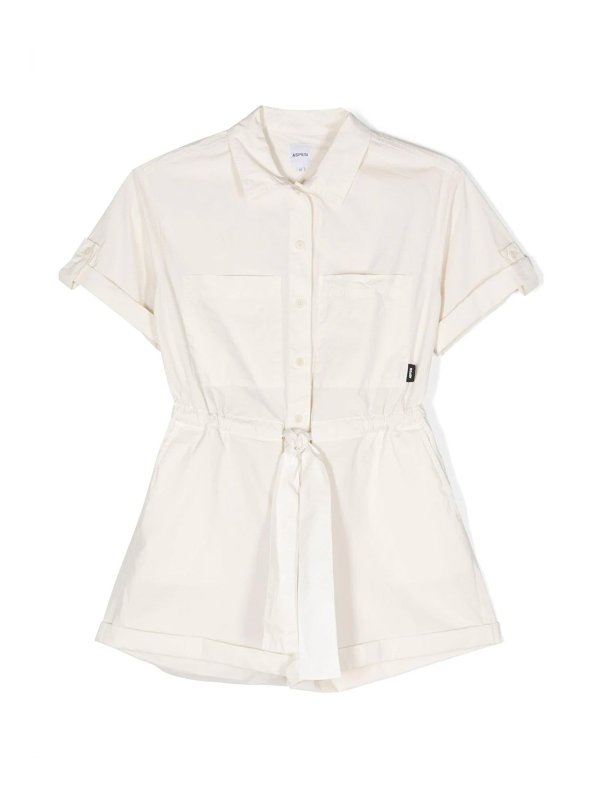 ASPESI: カジュアルトラウザー - カジュアルパンツ - ヌードカラー