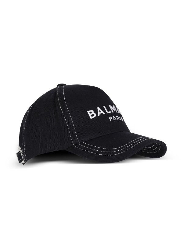 Balmain: hats & caps online - Balmain cotton cap