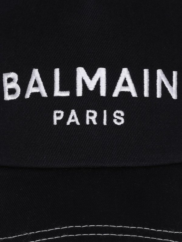 Balmain cotton cap shop online: Balmain